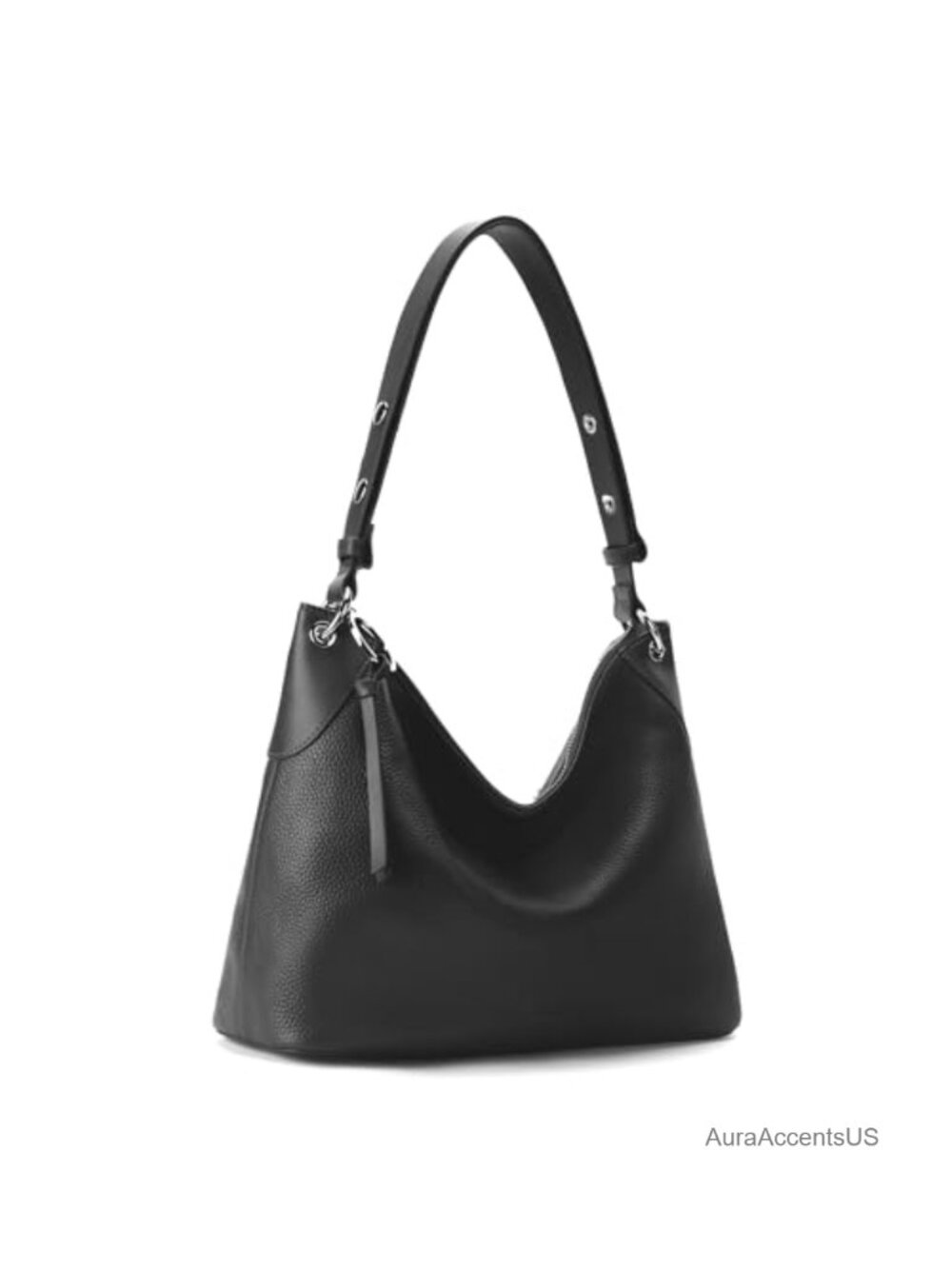 Genuine Leather Hobo Bag Crossbody Shoulder Purse with Adjustable Strap
